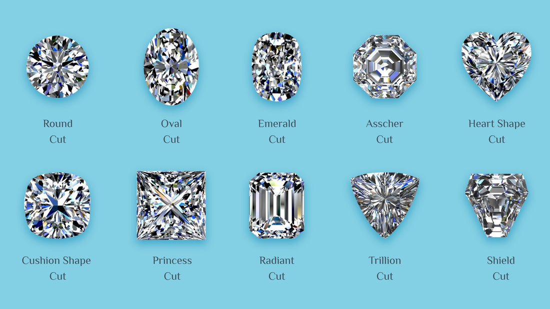 Explore the 10 most popular diamond shapes.